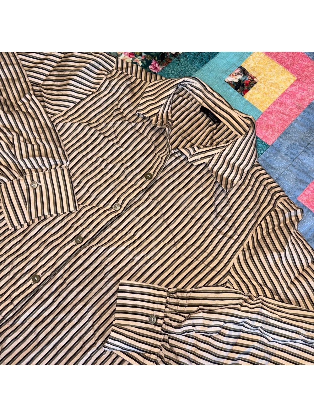 ZARA Striped $45 Woman’s XS Dress or Casual Button-Up Shirt Flow XS